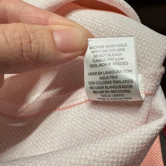 Gabby Skye NWT Salmon Pink Woven Texture Flamingo Novelty Sleeveless Dress - Picture 15 of 15